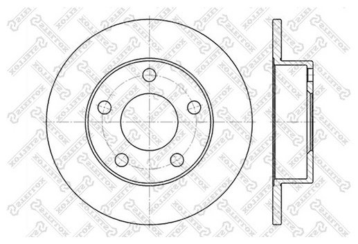 Диски Stellox задние 6020-4763-SX купить,8358