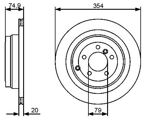 Диски Stellox задние 6020-1822-SX купить,17680