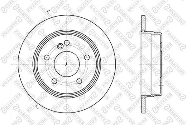 Диски Stellox задние 6020-3318-SX купить,6998