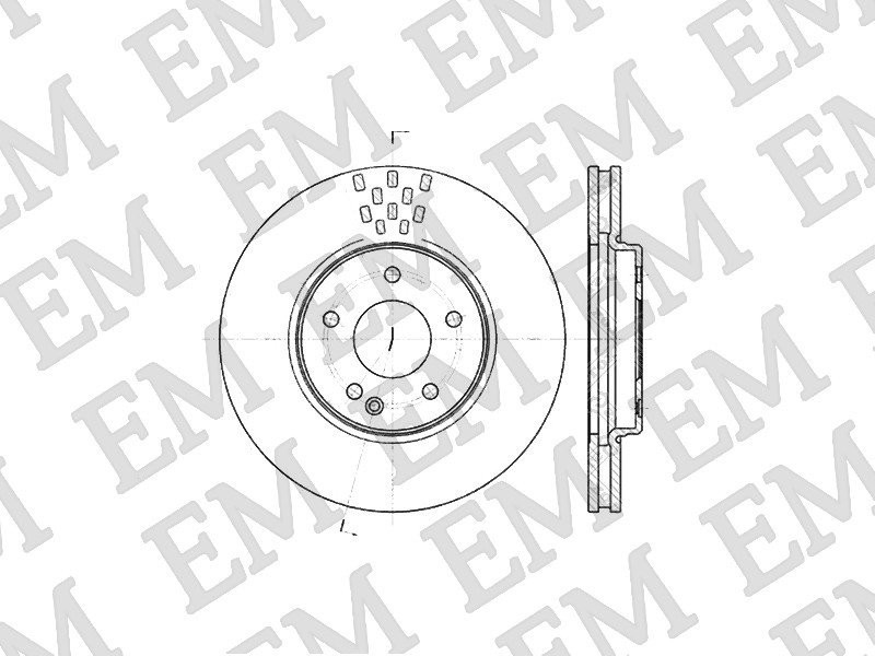 Диски Stellox передние 6020-3332V-SX купить,15080