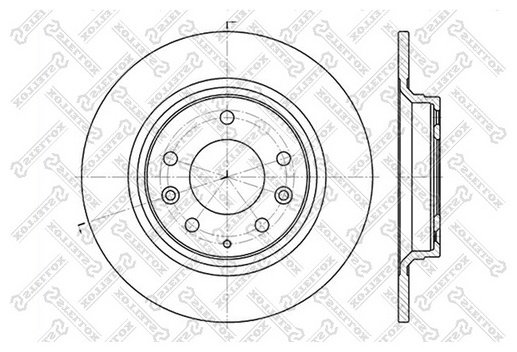 Диски Stellox задние 6020-3246-SX купить,10360