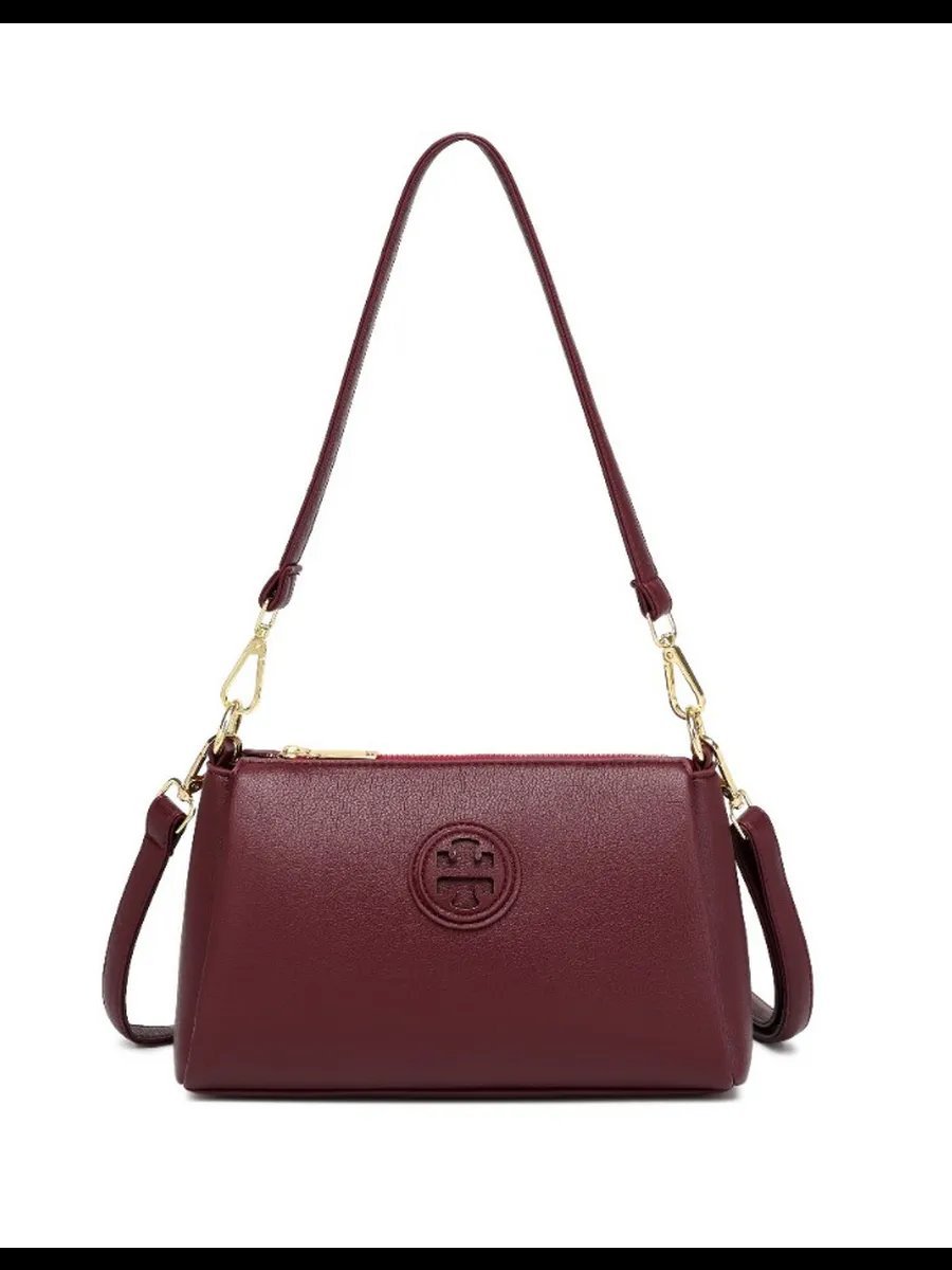 Сумка кросс-боди Lee-Bags экокожа красный купить,NaN