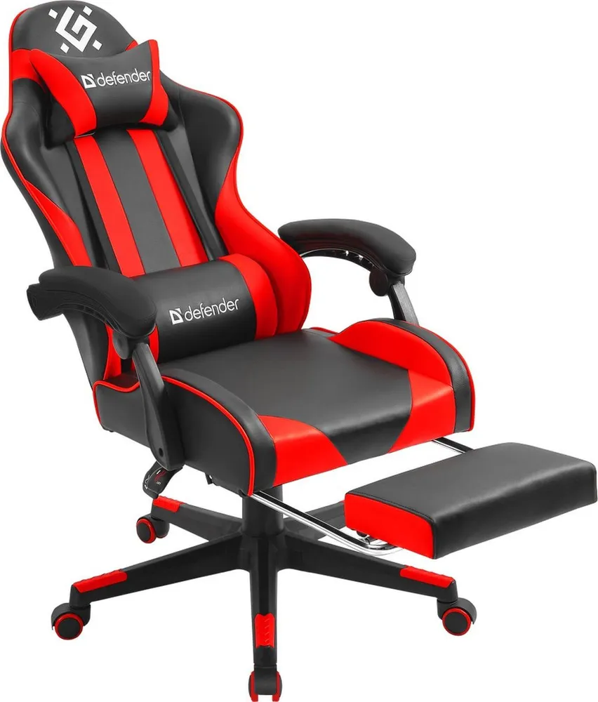 Кресло игровое Defender Rock красное купить,0
