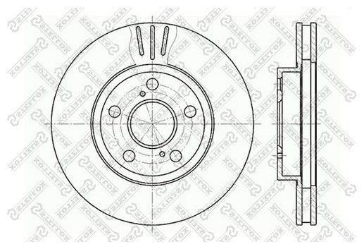 Диски Stellox передние 6020-4539V-SX купить,8439