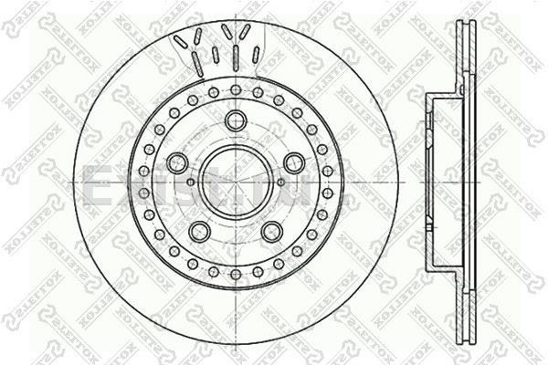 Диски Stellox передние 60204562VSX купить,10640