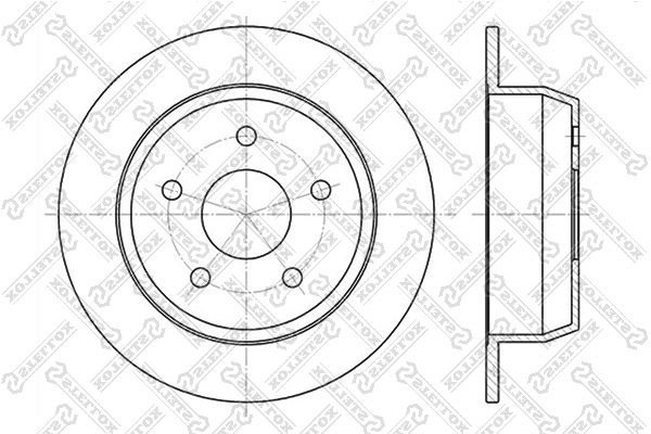 Диски Stellox задние 6020-9304-SX купить,13990