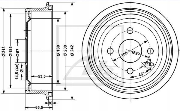 Диски Stellox задние 6025-9905-SX купить,9010