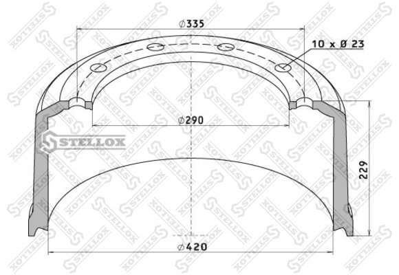 Диски задние 85-00039-SX купить,50800