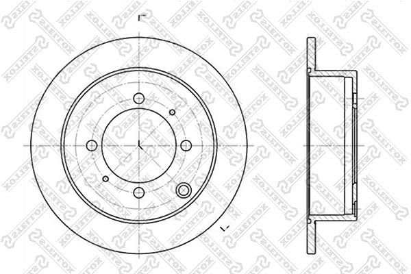 Диски Stellox задние 6020-3024-SX