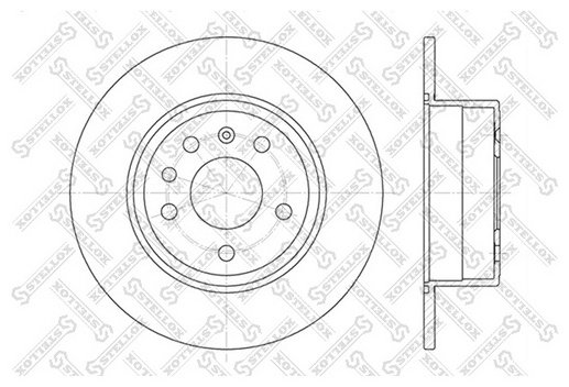 Диски Stellox задние 6020-3624-SX