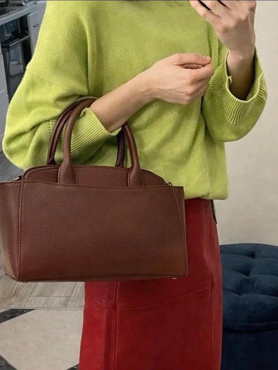 Сумка кросс-боди 2 BAGS BETTER экокожа коричневый купить,NaN