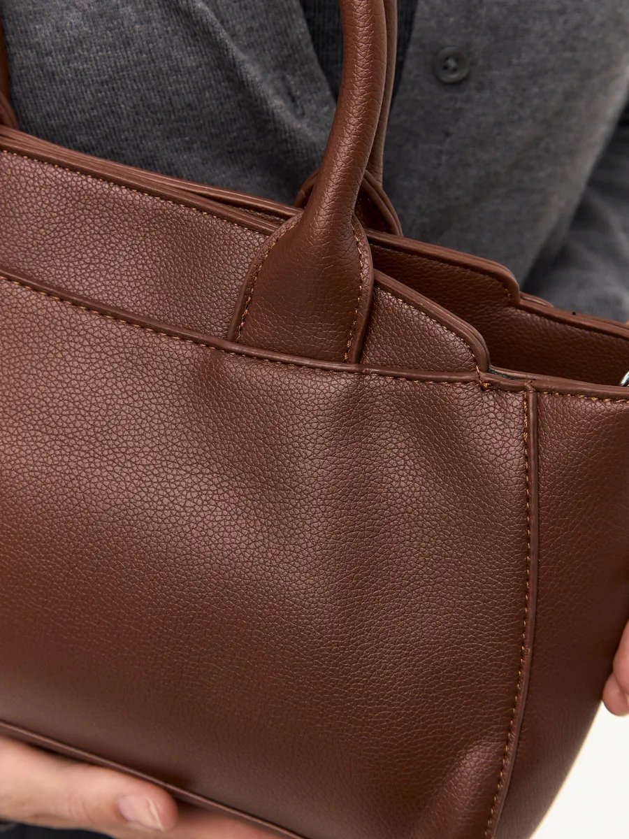 Сумка кросс-боди 2 BAGS BETTER экокожа коричневый купить,NaN