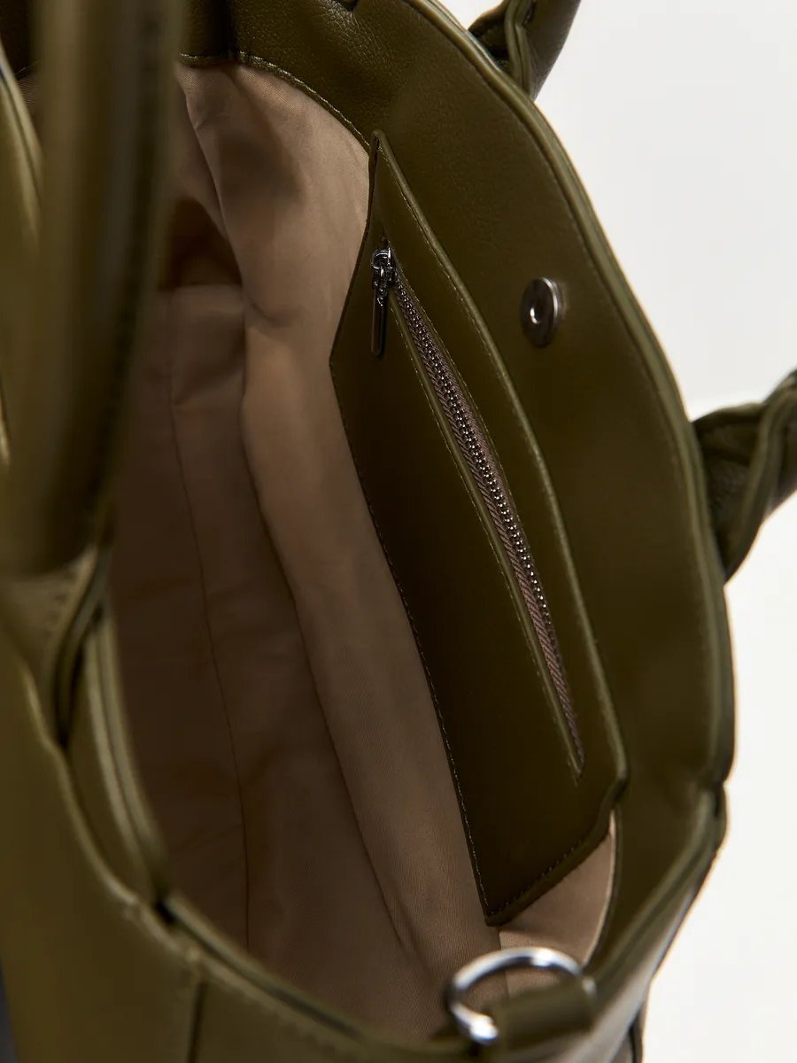 Сумка кросс-боди 2 BAGS BETTER экокожа зеленый купить,NaN
