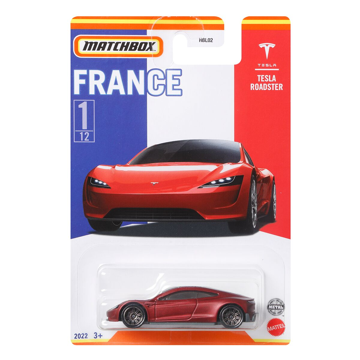 Машинка Matchbox Best of France - Tesla Roadster купить,NaN
