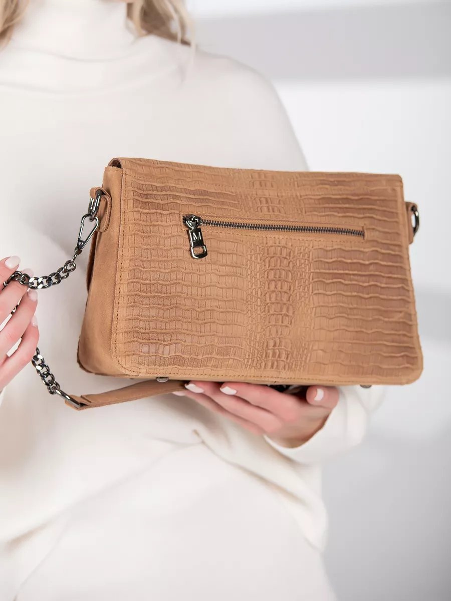 Сумка кросс-боди MATASSA хлопок коричневый купить,NaN