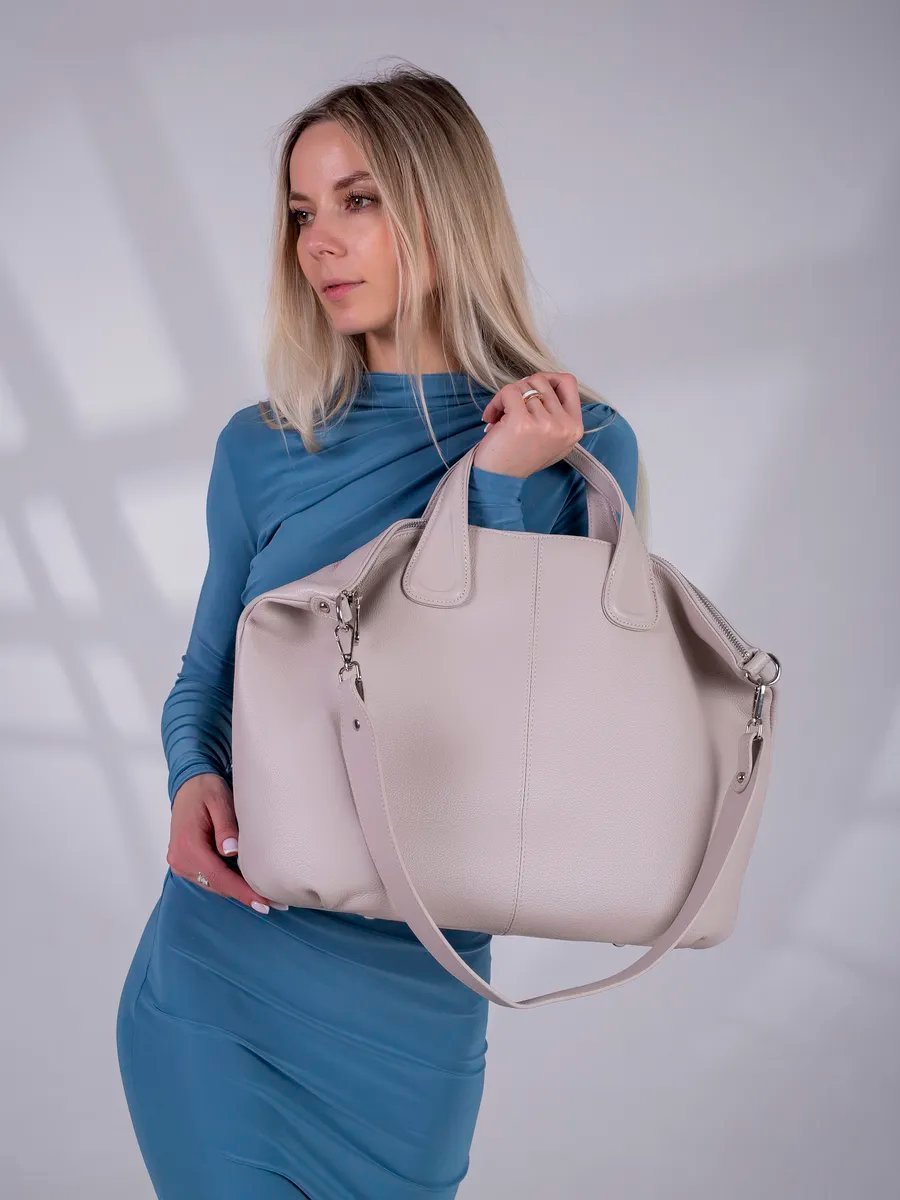 Сумка шоппер MATASSA натуральная кожа коричневый купить,NaN