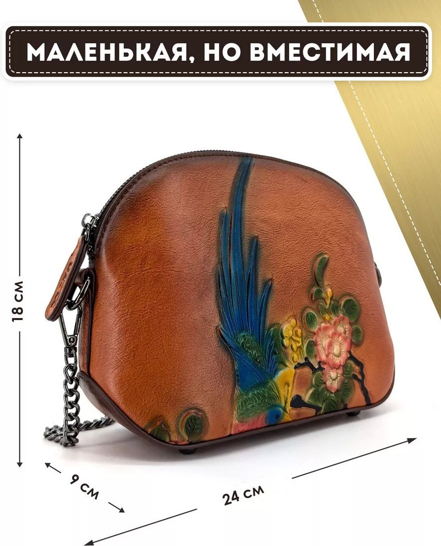 Сумка кросс-боди Dzett натуральная кожа синий купить,NaN