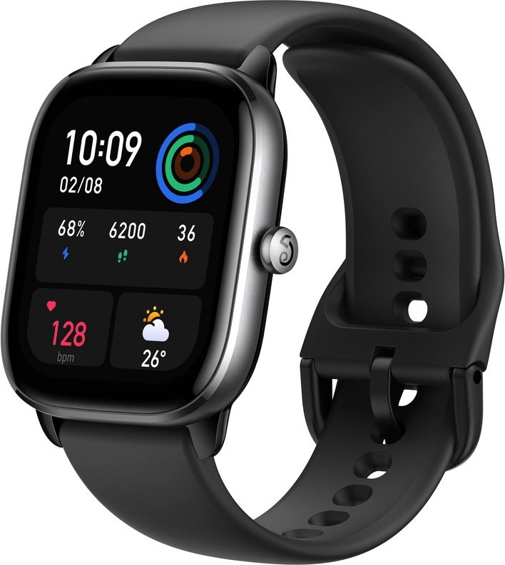 Смарт-часы Xiaomi Amazfit GTS 4 mini Midnight Black купить,NaN