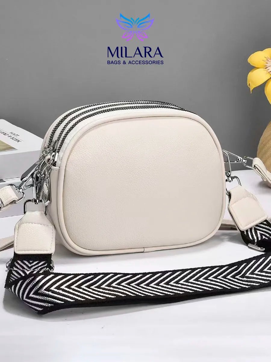 Сумка багет MILARA экокожа бежевый купить,NaN