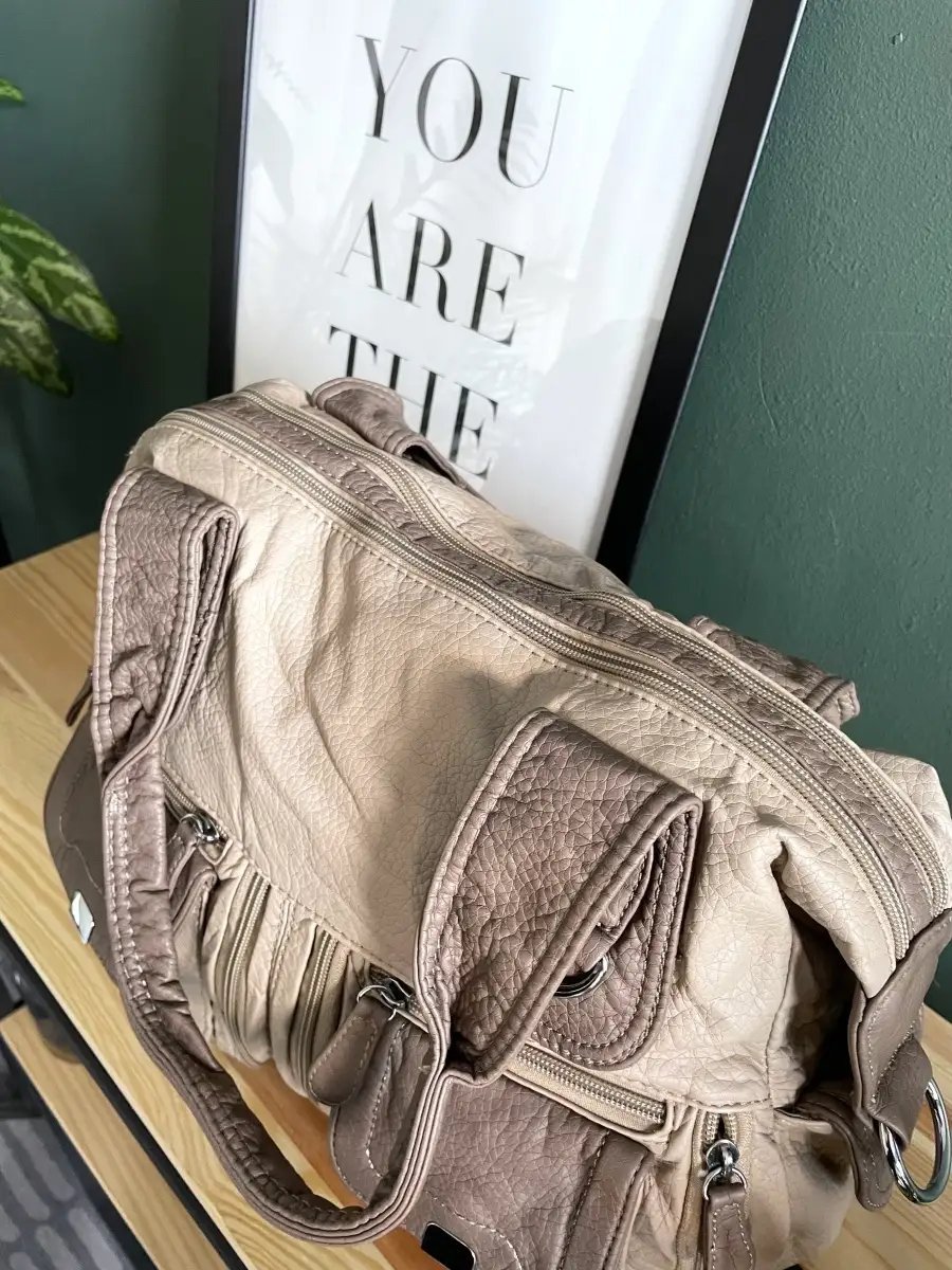 Сумка тоут MONBAG экокожа бежевый купить,NaN