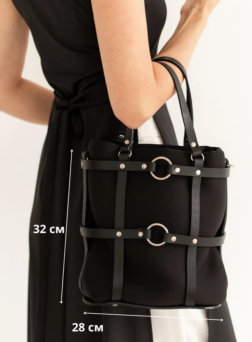 Сумка кросс-боди BECAUSE BAGS натуральная кожа черный купить,NaN