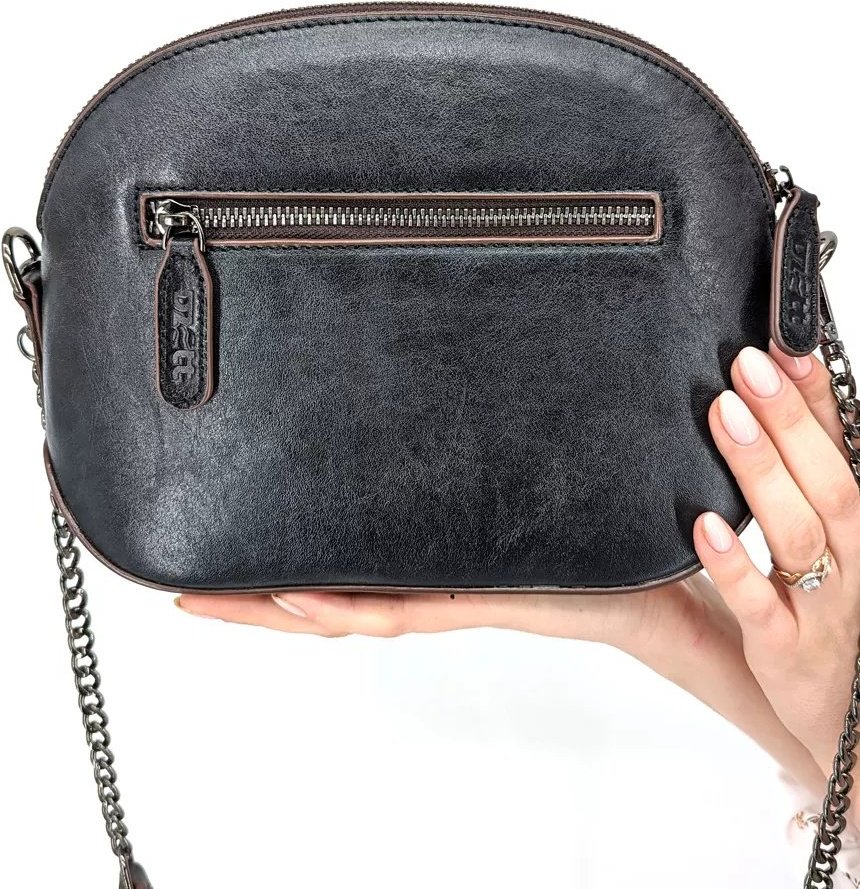 Сумка кросс-боди Dzett натуральная кожа зеленый купить,NaN
