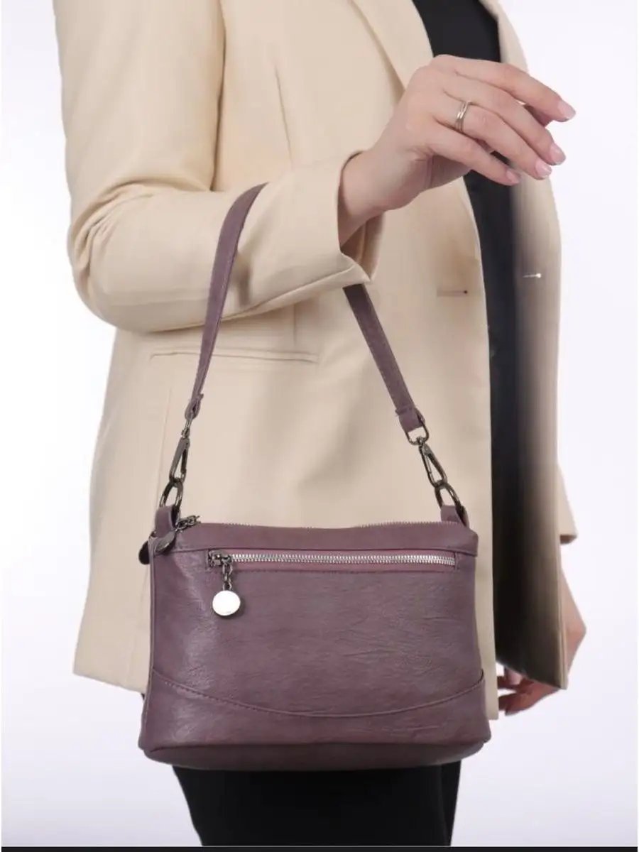 Клатч Milagelin искусственная кожа фиолетовый купить,NaN