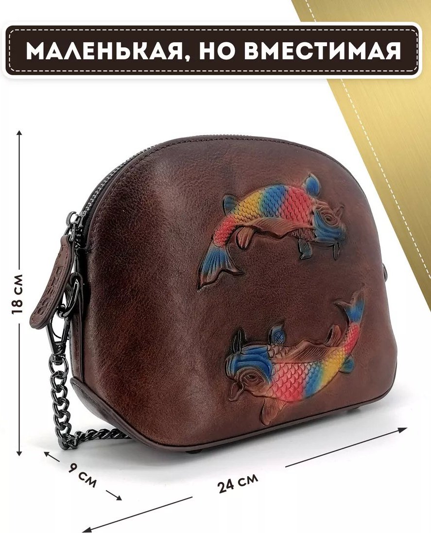 Сумка кросс-боди Dzett натуральная кожа красный купить,NaN