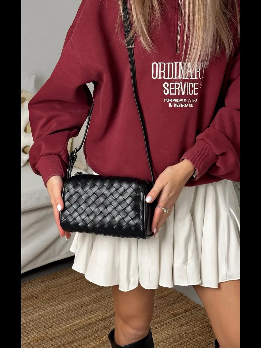 Мини-сумка Lilac экокожа черный купить,NaN