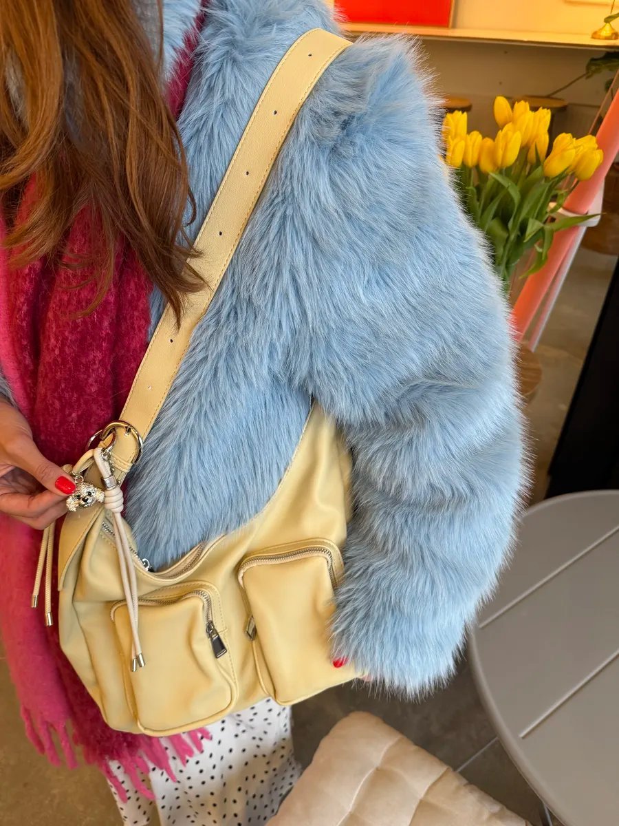 Мини-сумка FAREAL STORE экокожа желтый купить,NaN