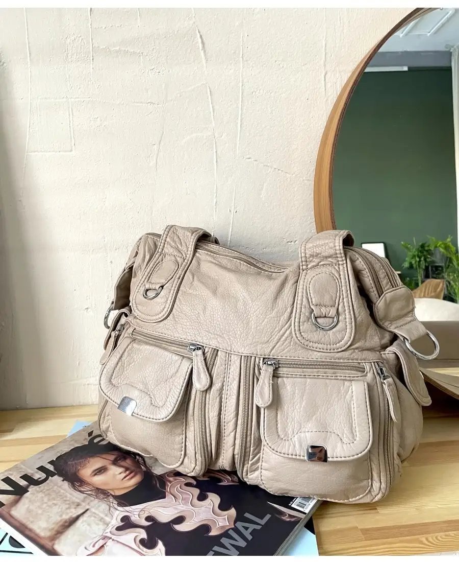 Сумка тоут MONBAG экокожа бежевый купить,NaN