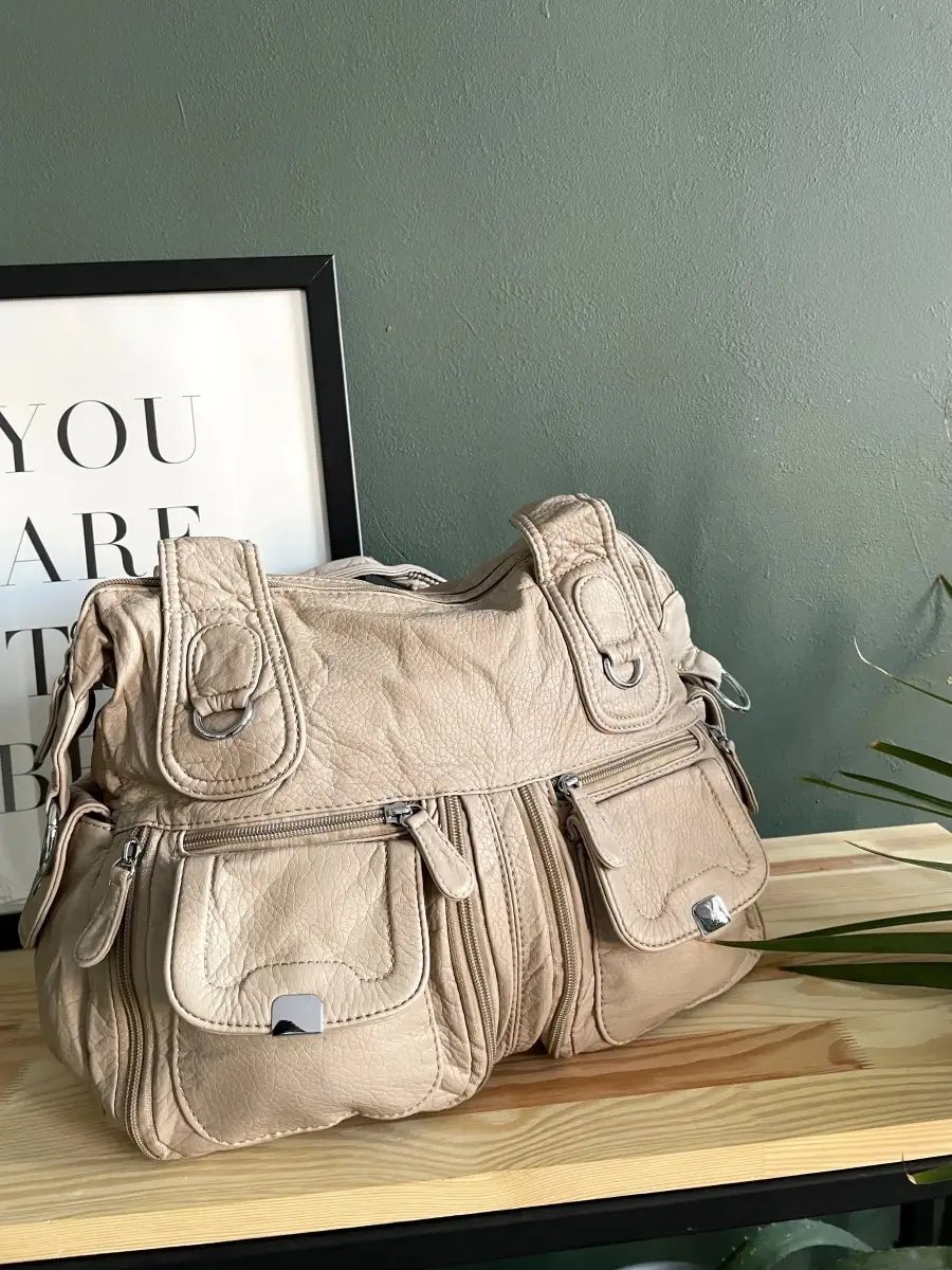Сумка тоут MONBAG экокожа бежевый купить,NaN