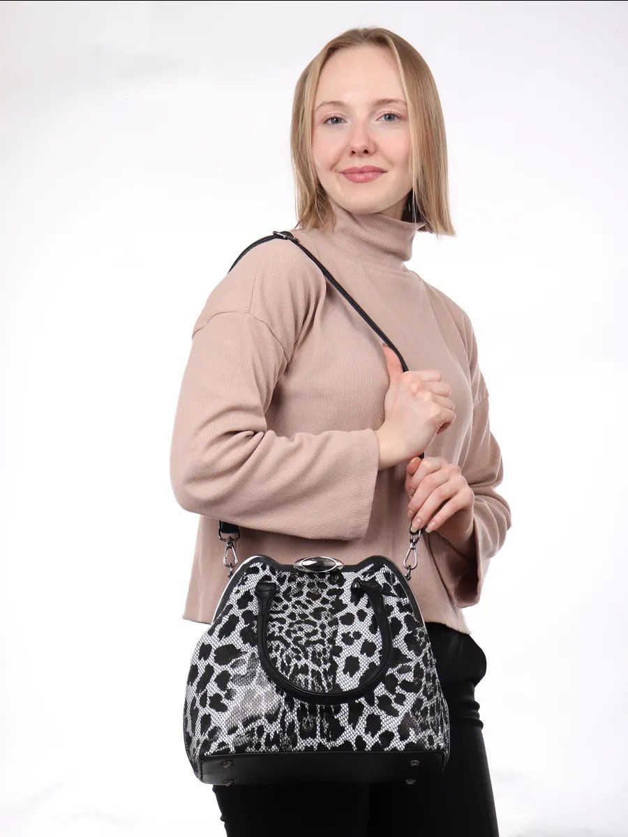 Мини-сумка Milagelin экокожа черный купить,NaN