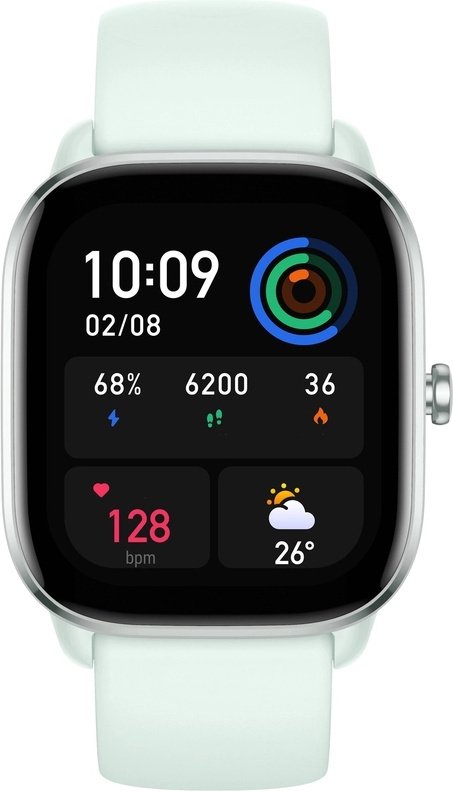 Смарт-часы Xiaomi Amazfit GTS4 mini Mint Blue купить,0