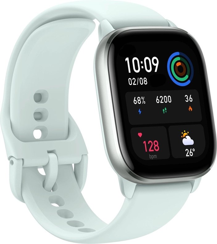 Смарт-часы Xiaomi Amazfit GTS4 mini Mint Blue купить,0