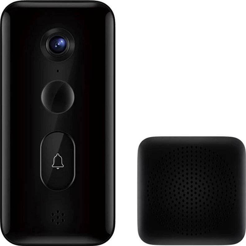 Умный дверной звонок Xiaomi Smart Doorbell 3 BHR5416GL  чёрный купить,NaN