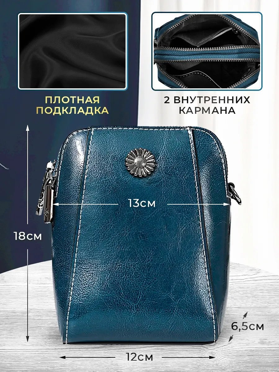 Сумка кросс-боди МАстиль натуральная кожа синий купить,NaN
