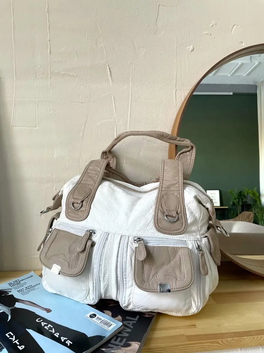 Сумка тоут MONBAG экокожа белый купить,NaN