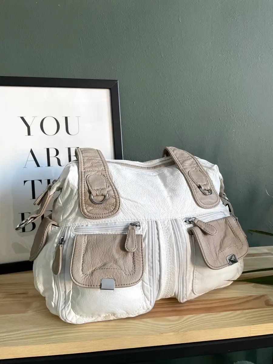 Сумка тоут MONBAG экокожа белый купить,NaN