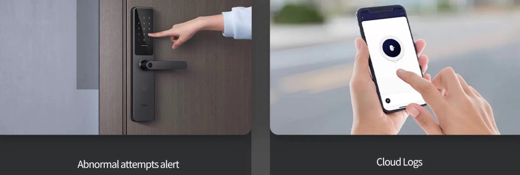 Умный дверной замок Xiaomi Aqara Door Lock A100 черный - ForteMarket Умный дверной замок Xiaomi Aqara Door Lock A100 черный купить,0