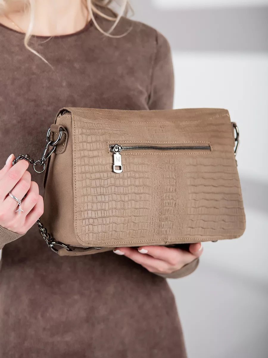 Сумка кросс-боди MATASSA хлопок зеленый купить,NaN