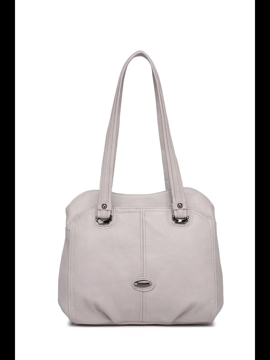 Сумка тоут MiniBags экокожа бежевый купить,NaN