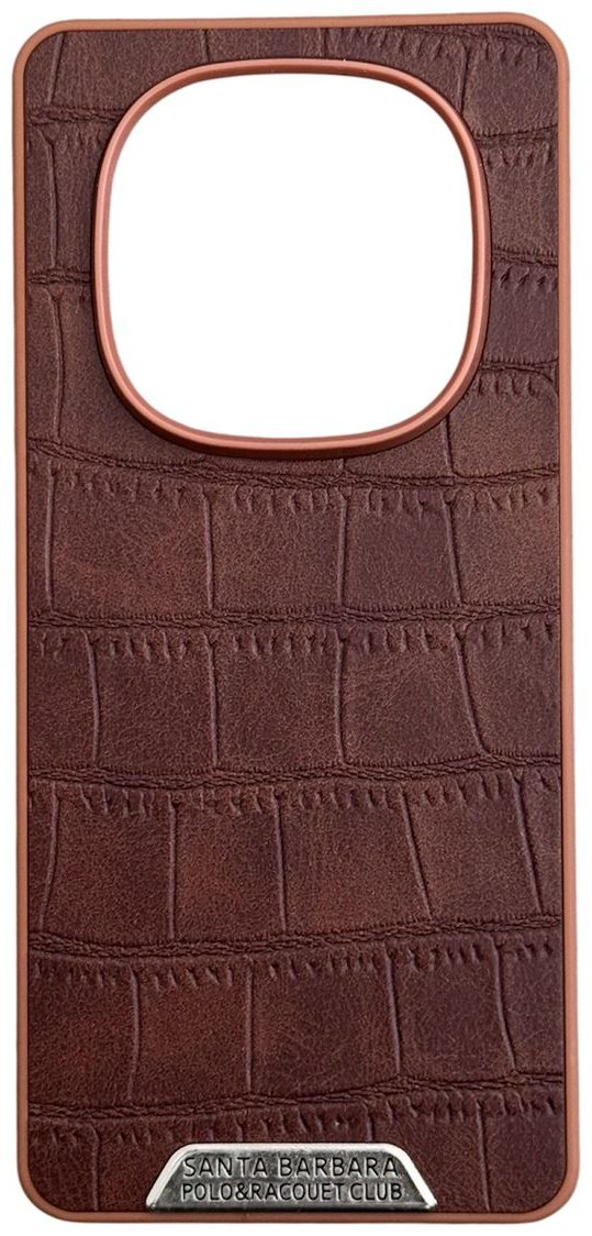 Чехол Santa Barbara для Xiaomi Redmi Note 14 Pro+ коричневый купить,1900