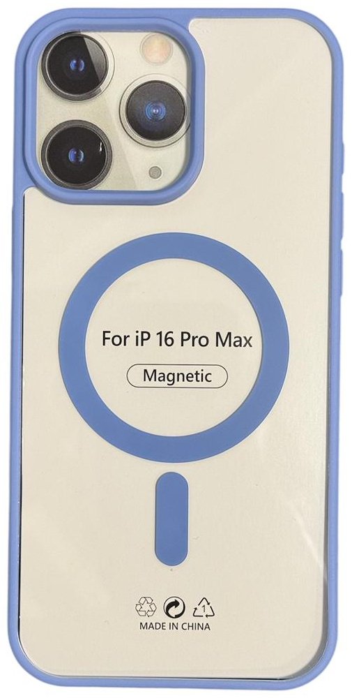 Чехол для Apple iPhone 16 Pro Max голубой - ForteMarket Чехол для Apple iPhone 16 Pro Max голубой купить,870