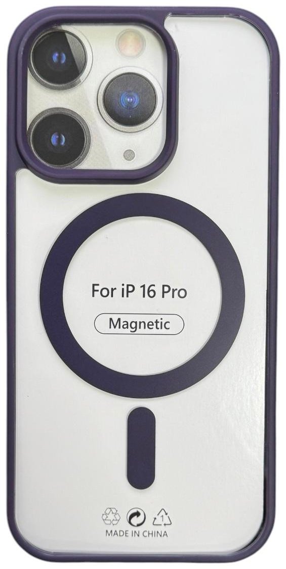 Чехол для Apple iPhone 16 Pro фиолетовый купить,870