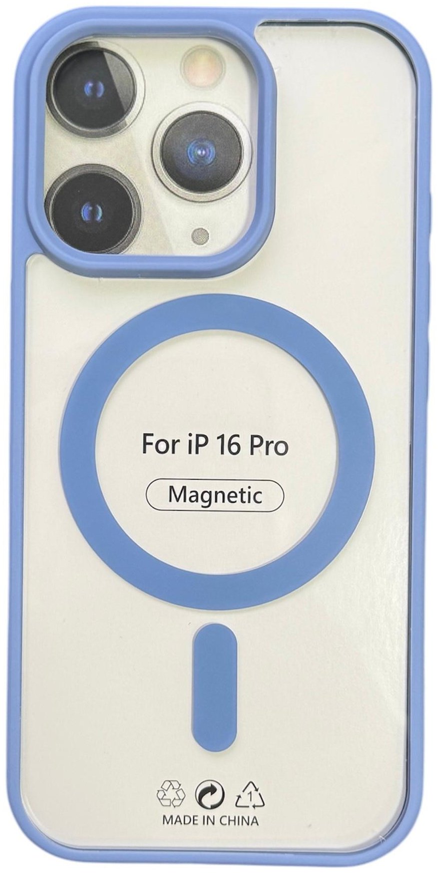 Чехол для Apple iPhone 16 Pro голубой - ForteMarket Чехол для Apple iPhone 16 Pro голубой купить,870