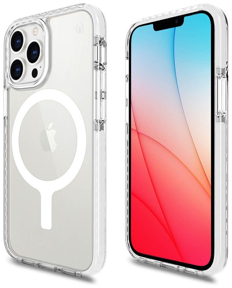Чехол QLIFE для Apple iPhone 13 Pro прозрачный - ForteMarket Чехол QLIFE для Apple iPhone 13 Pro прозрачный купить,900
