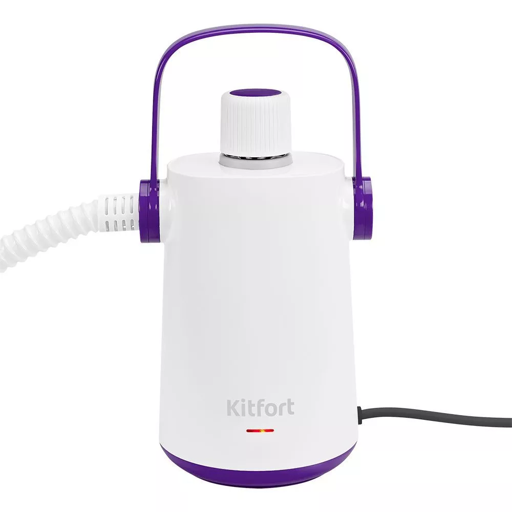 Пароочиститель Kitfort KT-9109-1 бело-фиолетовый - ForteMarket Пароочиститель Kitfort KT-9109-1 бело-фиолетовый купить,0
