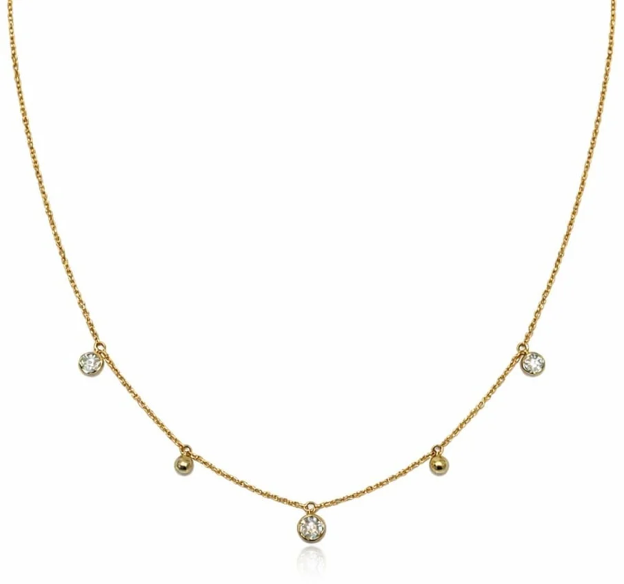 Колье Constella BP49354NWD4YP золото 45см 2.62гр купить,NaN