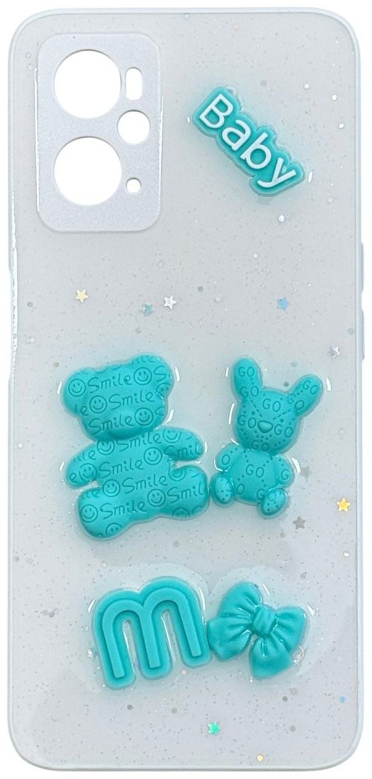 Чехол для OPPO A96 белый купить,992